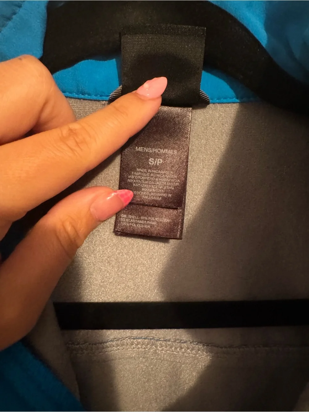 The North Face Blue Softshell Vest with Black Trim